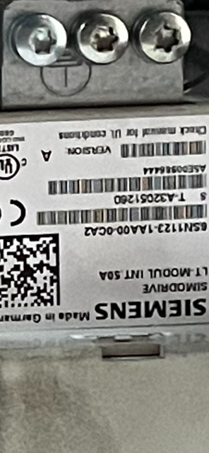 Siemens LT-Modul 25A 1P 6SN1123 -1AA00-0BA1gebraucht