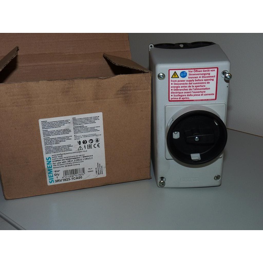 [100552]  Siemens Schaltkasten, zum Einsatz mit 3RV20 → 3RV24 Überlastschalter Sirius Classic 3Rv1923-1ca00 