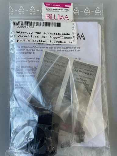 [MT/00028] Blum Schmutzblende  87.0634-032-700 für doppel Laser