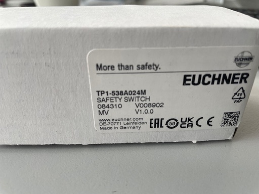 [PR/03122] Euchner TP1-538A024M, SICHERHEITSSCHALTER