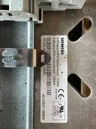 [PR/04924] 6SL3000-0DE31-2AA1	 SIMODRIVE 611 HFD-Netzdrossel mit Klemmen für E/R 120 kW